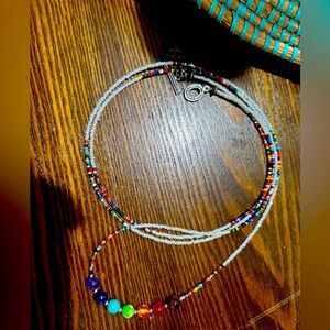 Colorful Plus Sized Beaded Waist Adornment